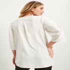 Floral-Embellished Georgette Top image number null