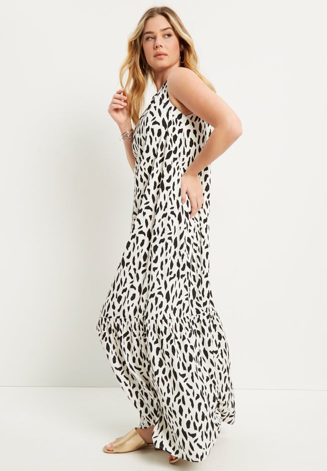 Cutout Neckline Maxi Dress image number 2