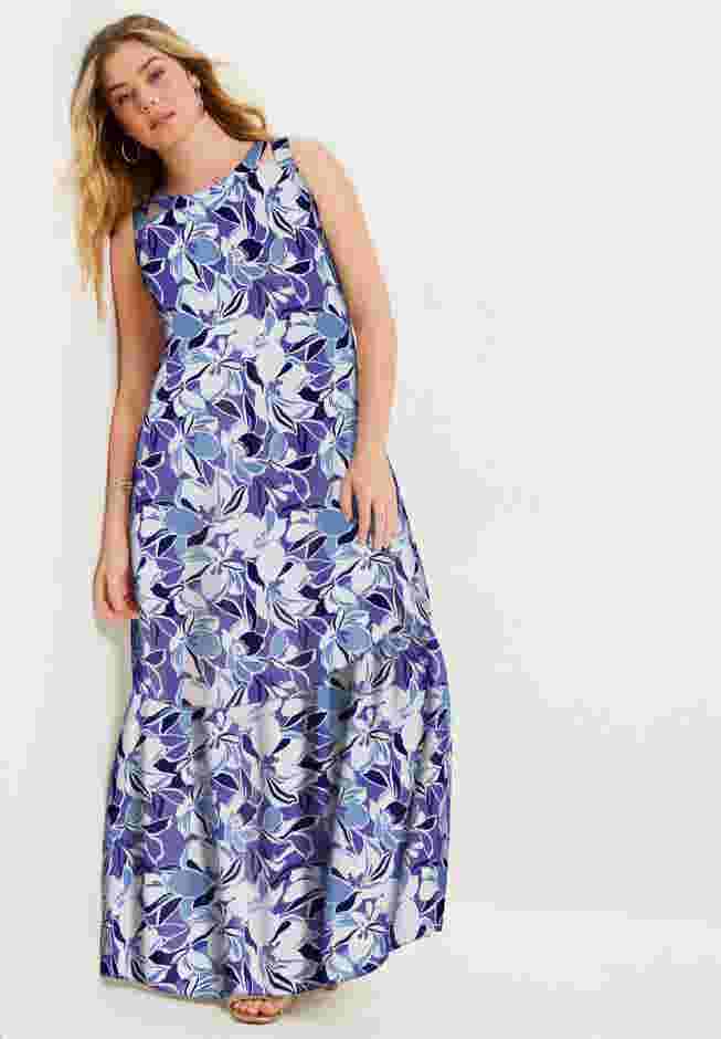 Cutout Neckline Maxi Dress image number 0