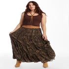 Tiered Midi Skirt image number 0