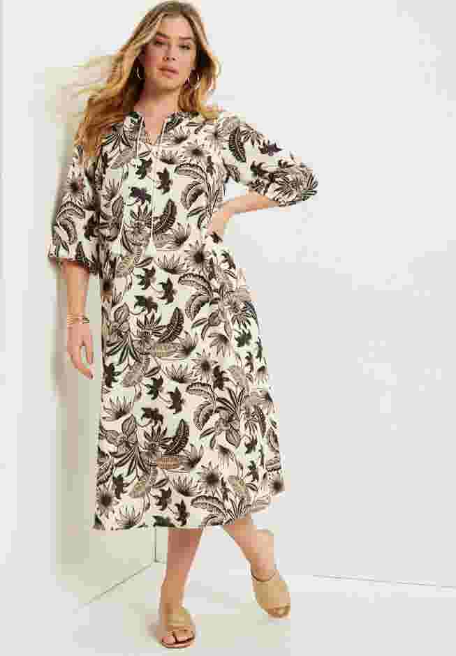 Halcion Lino Soleil Shirtdress image number 4