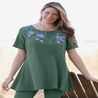 Embroidered Thermal Tunic image number null