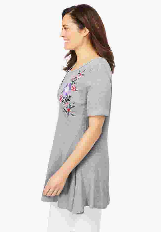 Embroidered Thermal Tunic image number 2