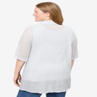 Embroidered Gauze Shirt image number null