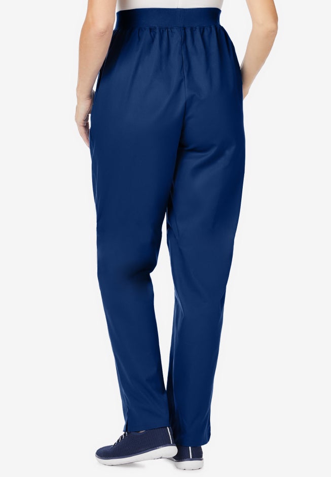 Classic Straight-Leg Scrub Pant image number null