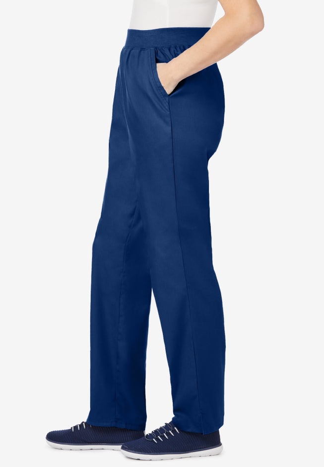 Classic Straight-Leg Scrub Pant image number null