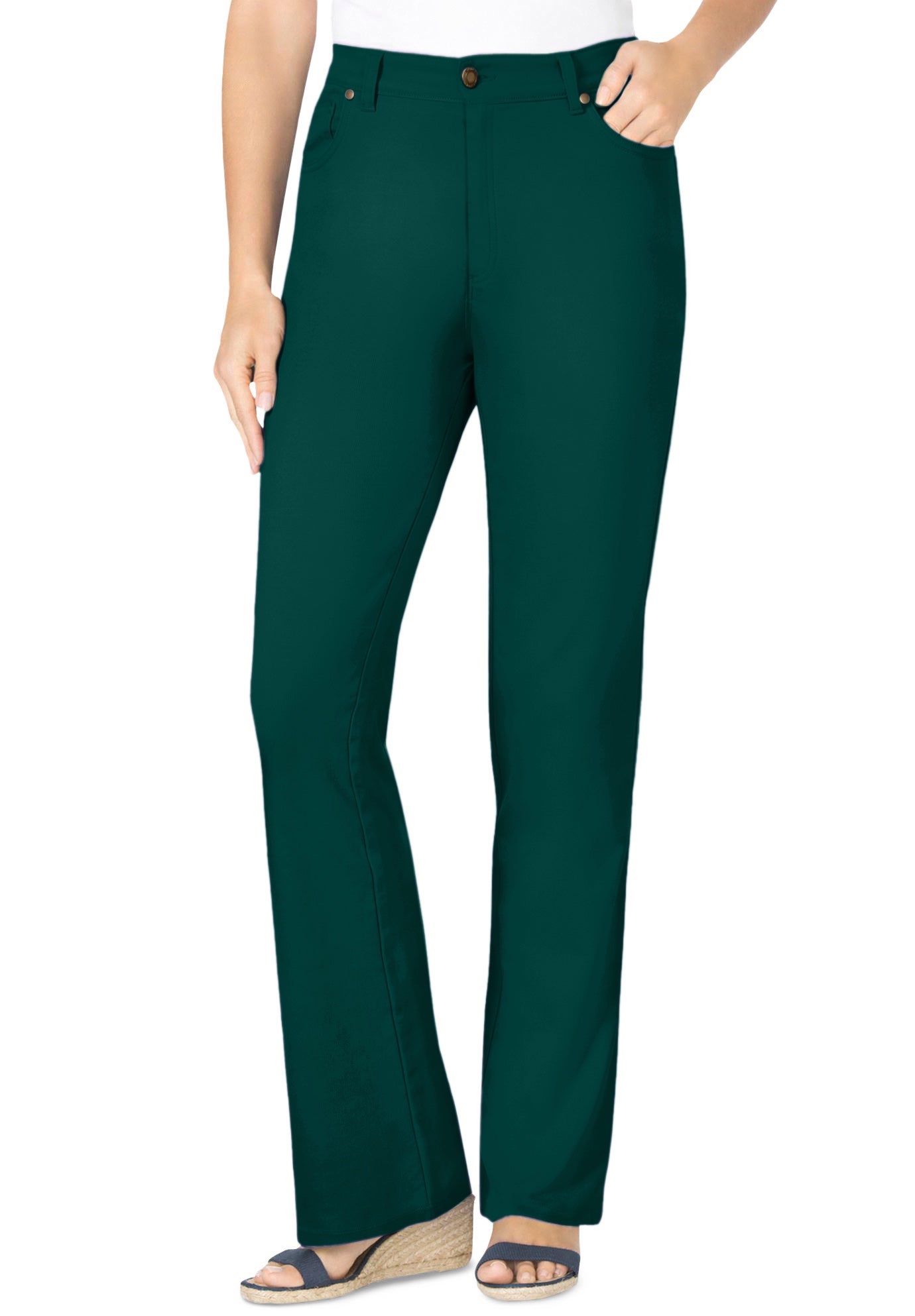 Stretch Denim Five-Pocket Bootcut Jeans image number 0