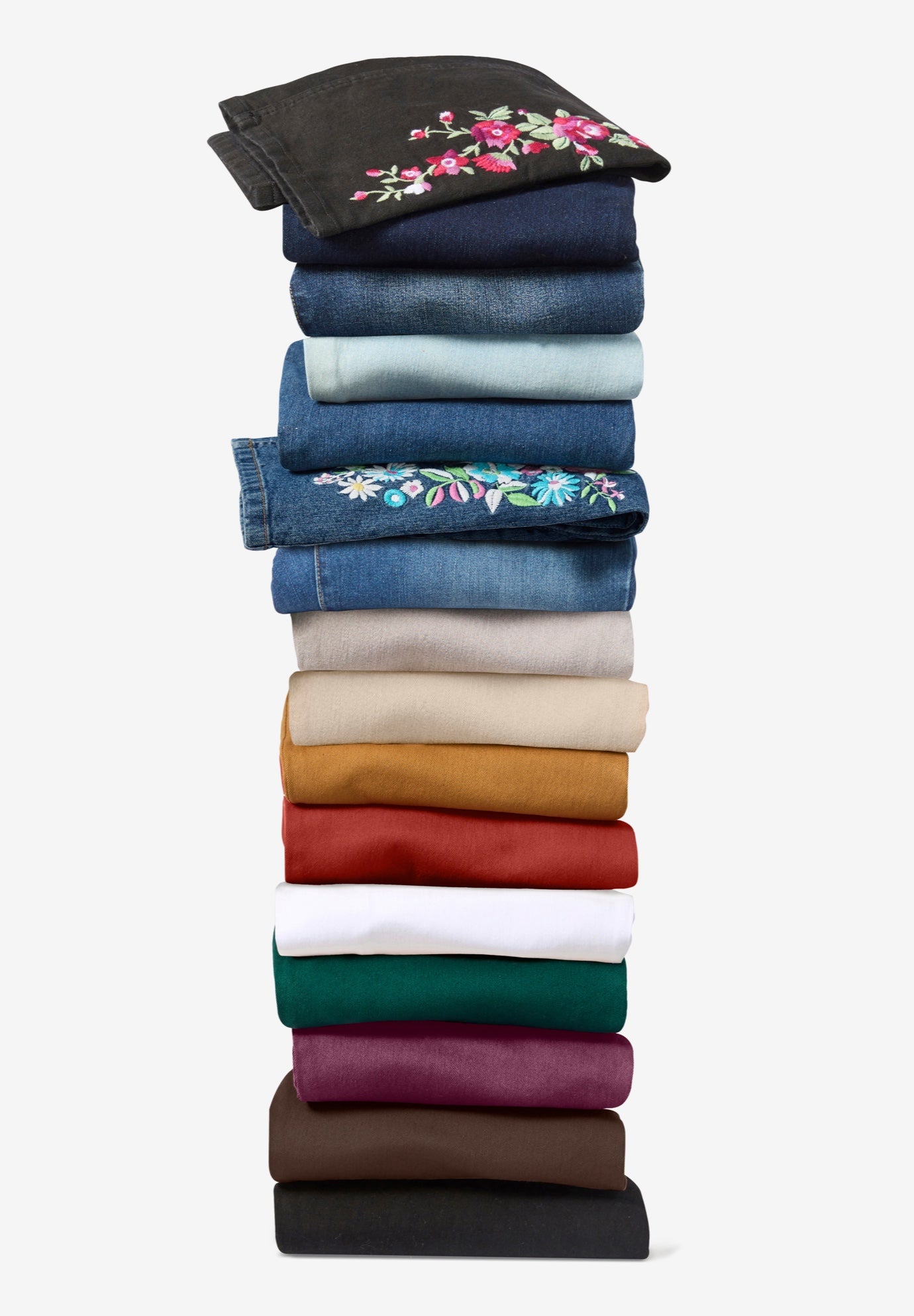 Stretch Denim Five-Pocket Bootcut Jeans image number 4