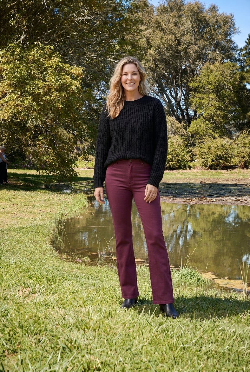 Bootcut Stretch Denim Jean image number 1