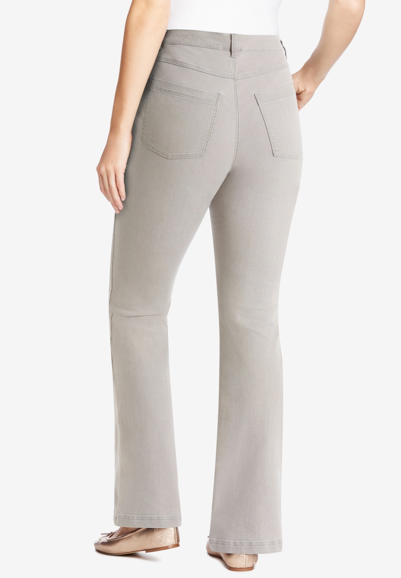 Stretch Denim Five-Pocket Bootcut Jeans image number 1