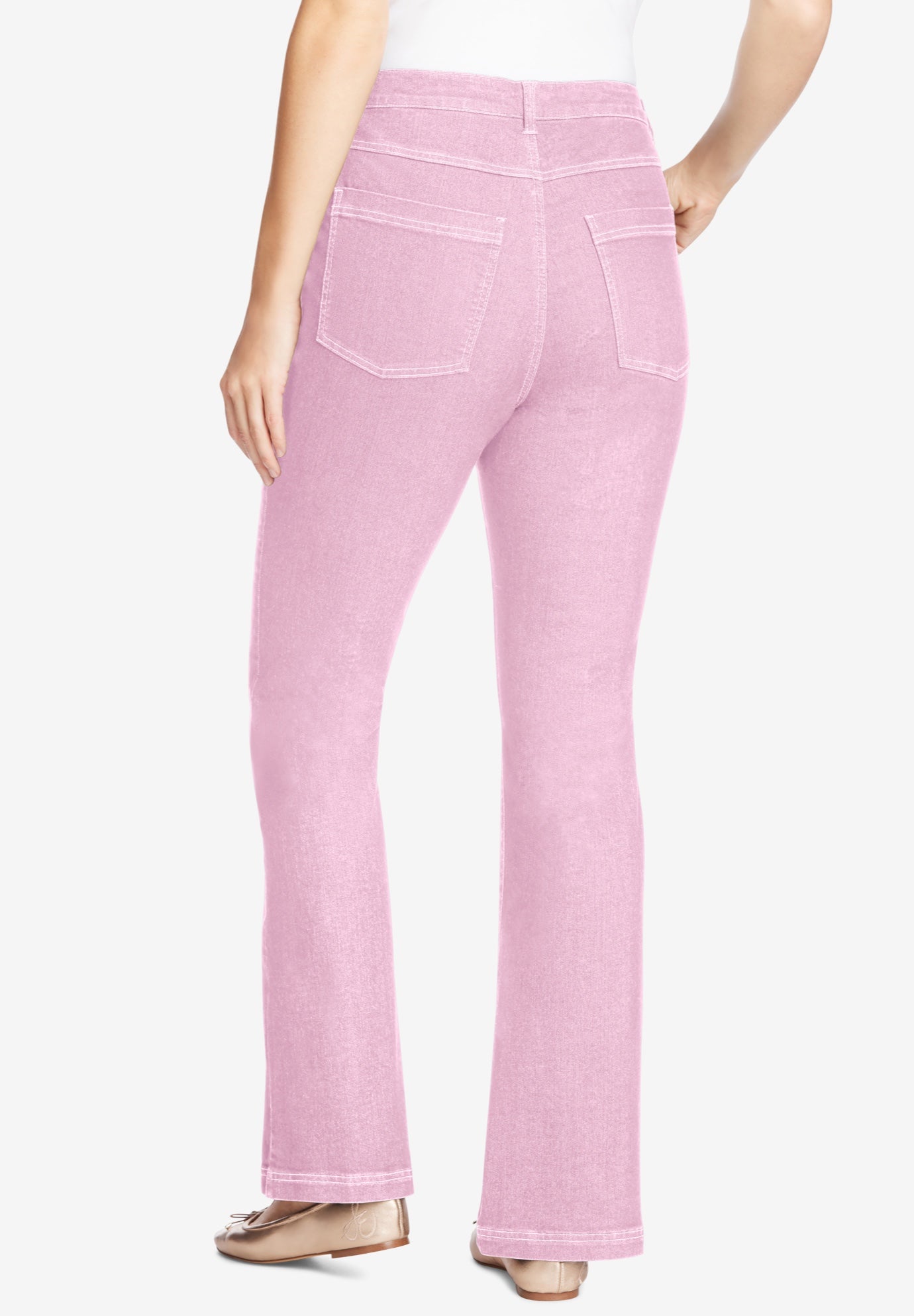 Stretch Denim Five-Pocket Bootcut Jeans image number 1