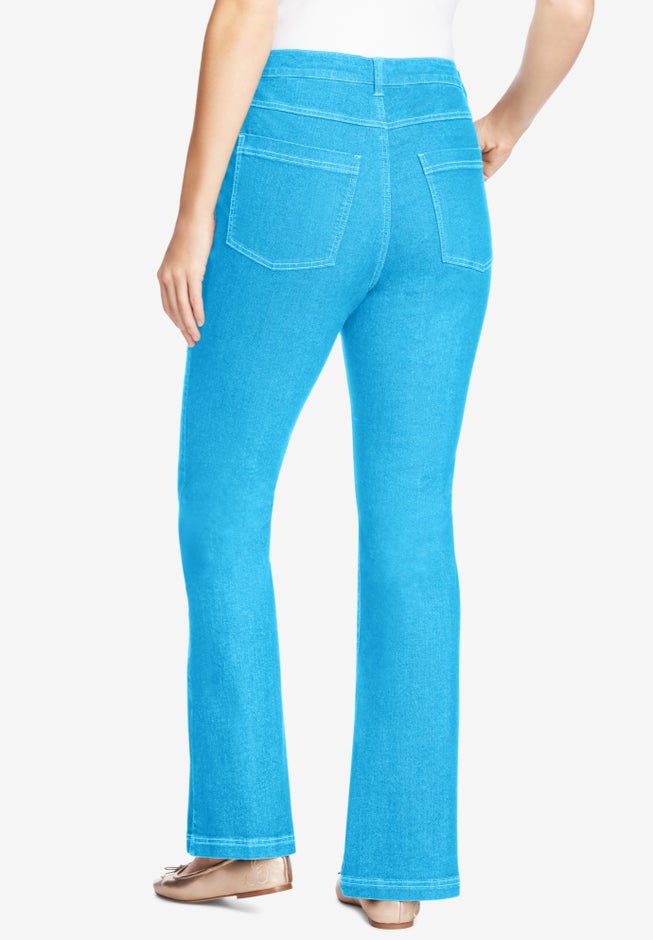 Stretch Denim Five-Pocket Bootcut Jeans image number 1