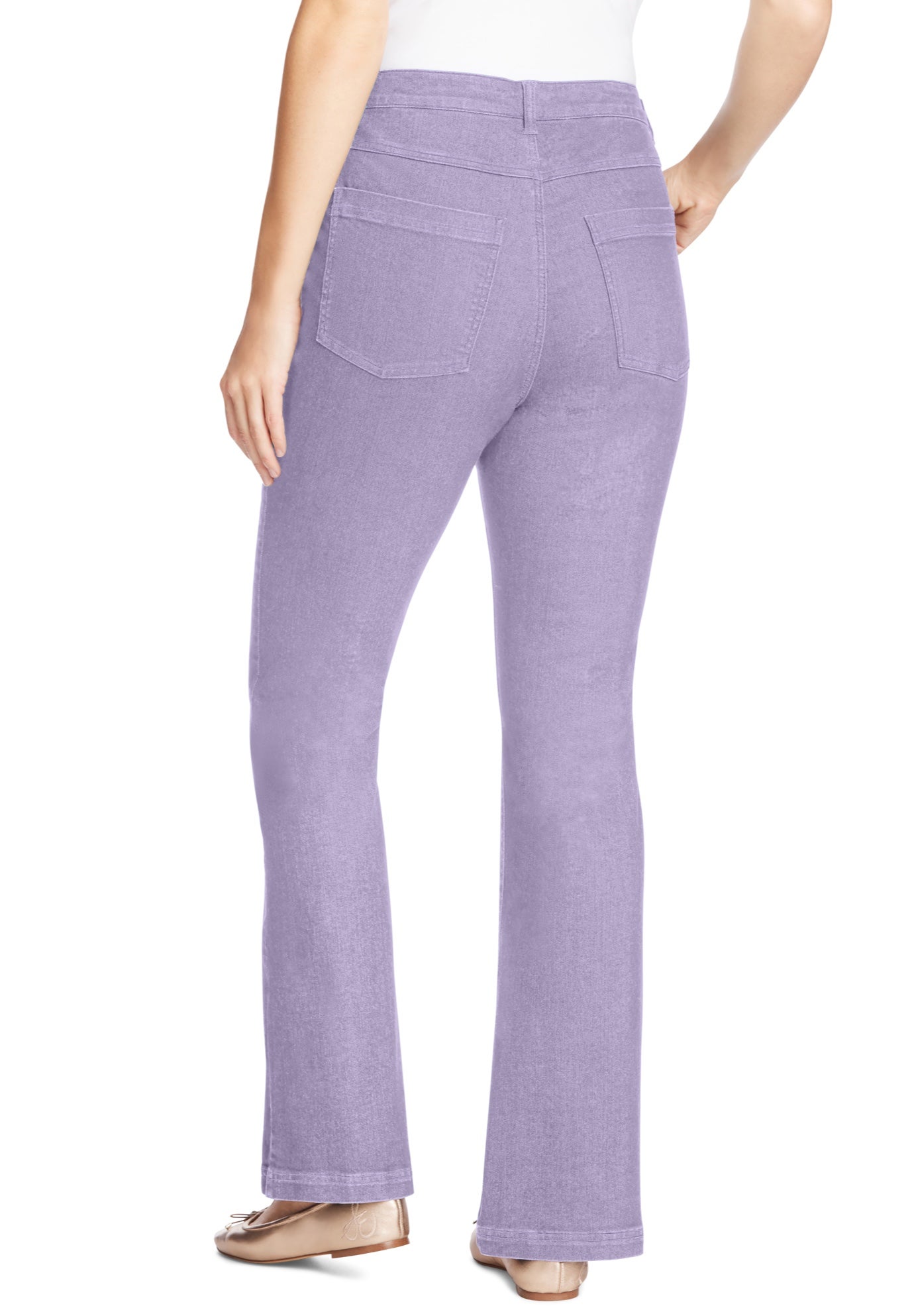 Stretch Denim Five-Pocket Bootcut Jeans image number 1