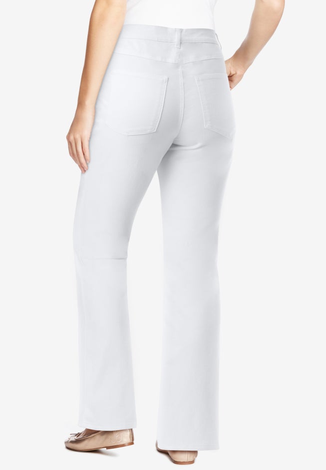 Stretch Denim Five-Pocket Bootcut Jeans image number 1