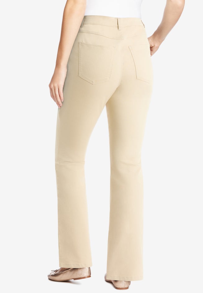 Stretch Denim Five-Pocket Bootcut Jeans image number 1