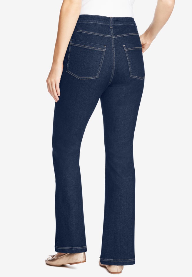 Stretch Denim Five-Pocket Bootcut Jeans image number 1