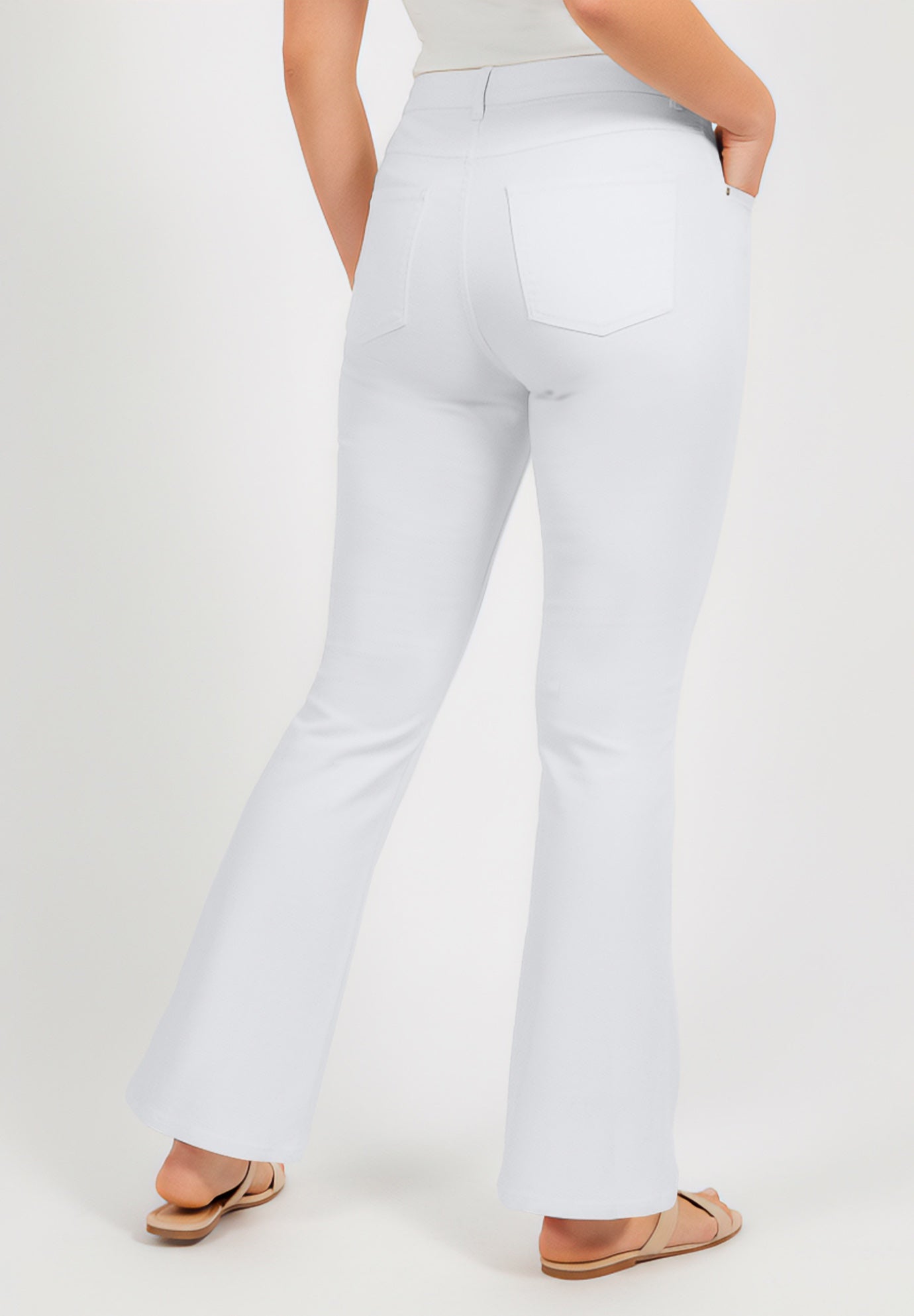 Stretch Denim Five-Pocket Bootcut Jeans image number 1