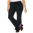 Stretch Denim Five-Pocket Bootcut Jeans image number null