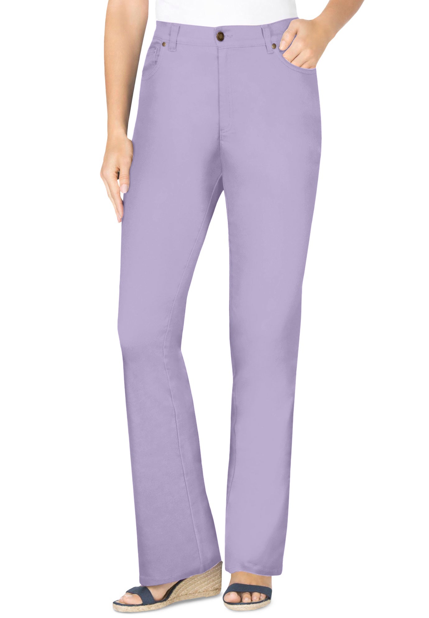 Stretch Denim Five-Pocket Bootcut Jeans image number 0