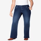 Stretch Denim Five-Pocket Bootcut Jeans image number null