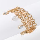 Three-Chain Charm Bracelet. image number null