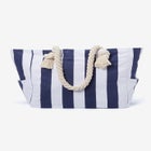 Striped Canvas Tote. image number null
