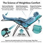 350 lbs. Weight Capacity Zero Gravity chair with Canopy image number null
