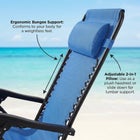 350 lbs. Weight Capacity Zero Gravity chair with Canopy image number null