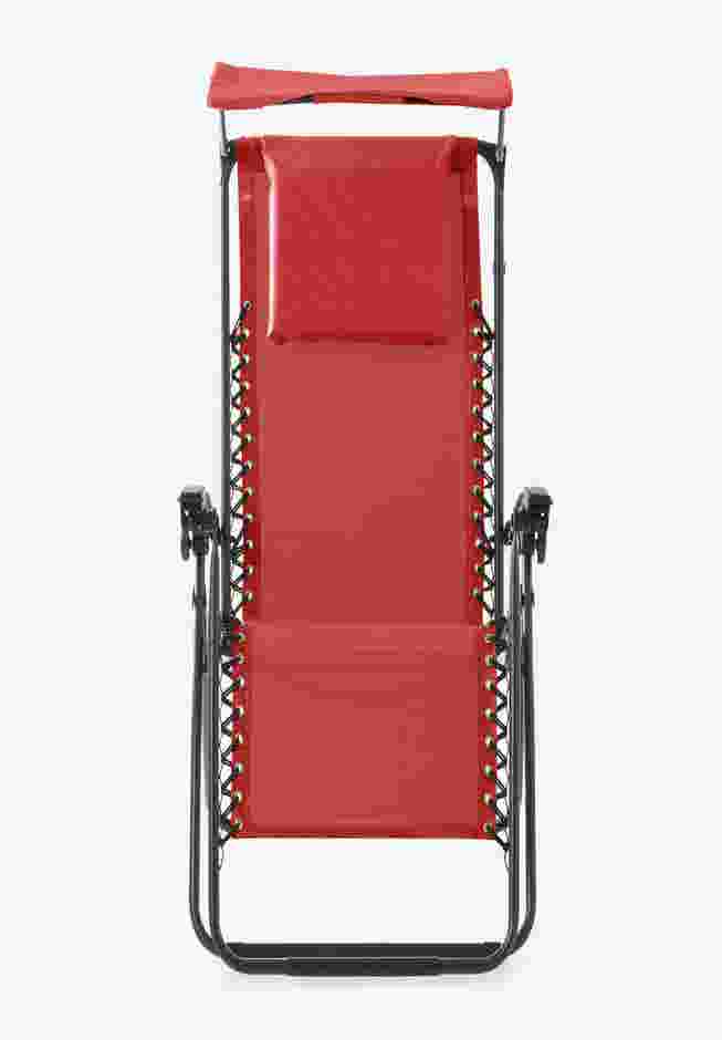 350 lbs. Weight Capacity Zero Gravity chair with Canopy image number 0
