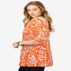 Stretch Knit Pleated Tunic image number null