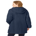 Short Hooded Berber Fleece Jacket image number null