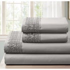4-pc Lace Trim Sheet Set image number null
