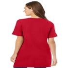 Perfect Short-Sleeve V-Neck Tunic image number null