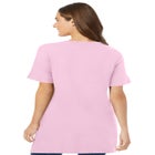 Perfect Short-Sleeve V-Neck Tunic image number null