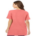 Perfect Short-Sleeve V-Neck Tunic image number null