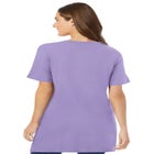 Perfect Short-Sleeve V-Neck Tunic image number 1