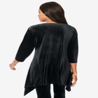 Velour Hanky Hem Tunic. image number 2