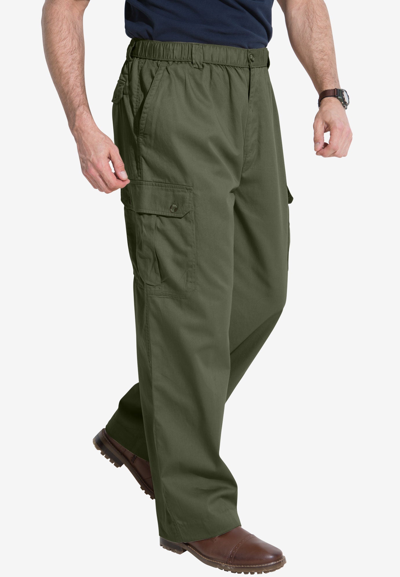 Knockarounds&reg; Full-Elastic Waist Cargo Pants image number 0