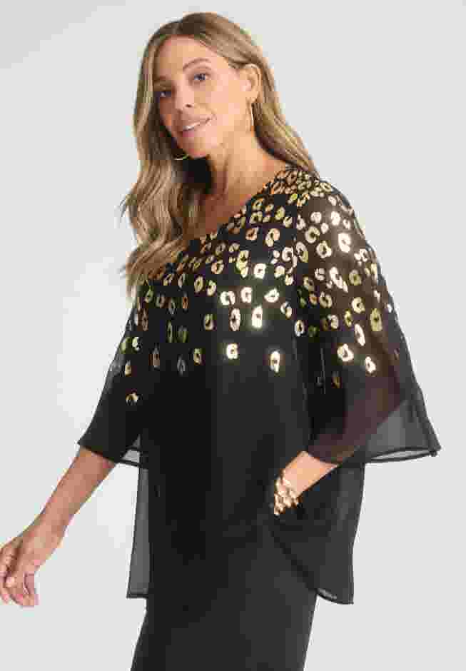 Georgette Flutter Top image number 1