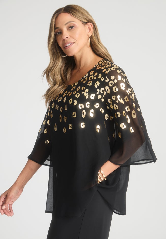 Georgette Flutter Top image number 1