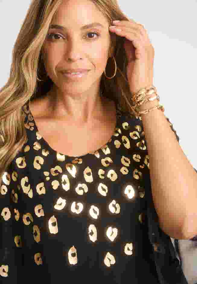 Georgette Flutter Top image number 3