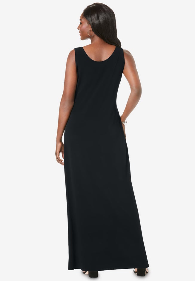 Stretch Knit Tank Maxi Dress image number 1