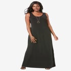 Stretch Knit Tank Maxi Dress image number null