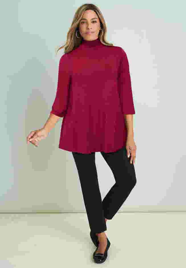 Mockneck Swing Tunic image number 3