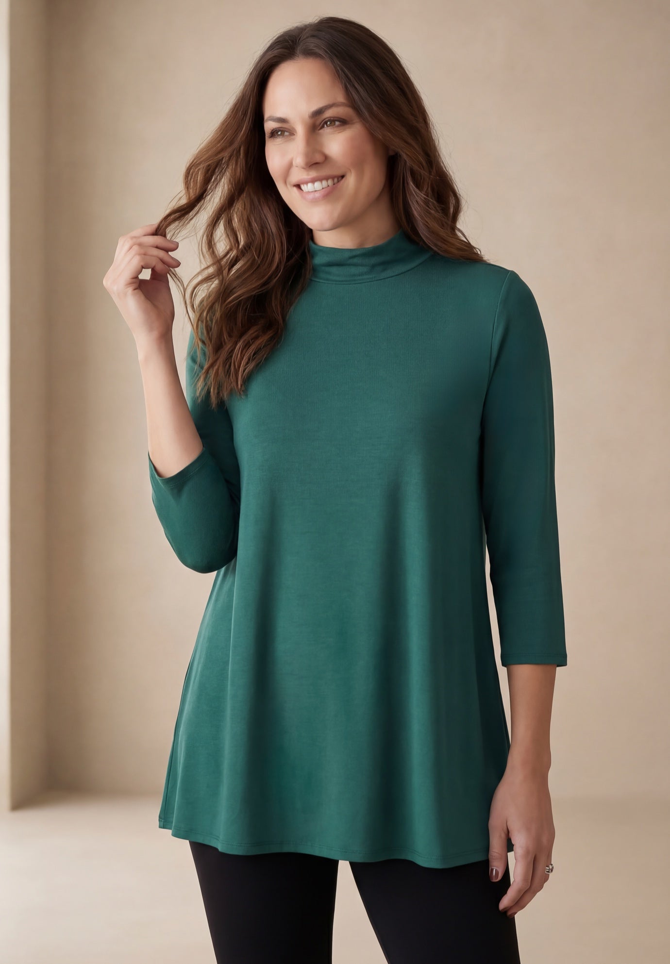 Mockneck Swing Tunic image number 0