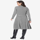 Belted Cable Sweater Dress image number 1