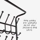 Entryway Coat Rack & Shoe Organizer image number null