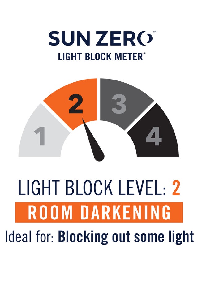 Sun Zero&trade; Keenan Abstract Rod-Pocket Panel image number 1