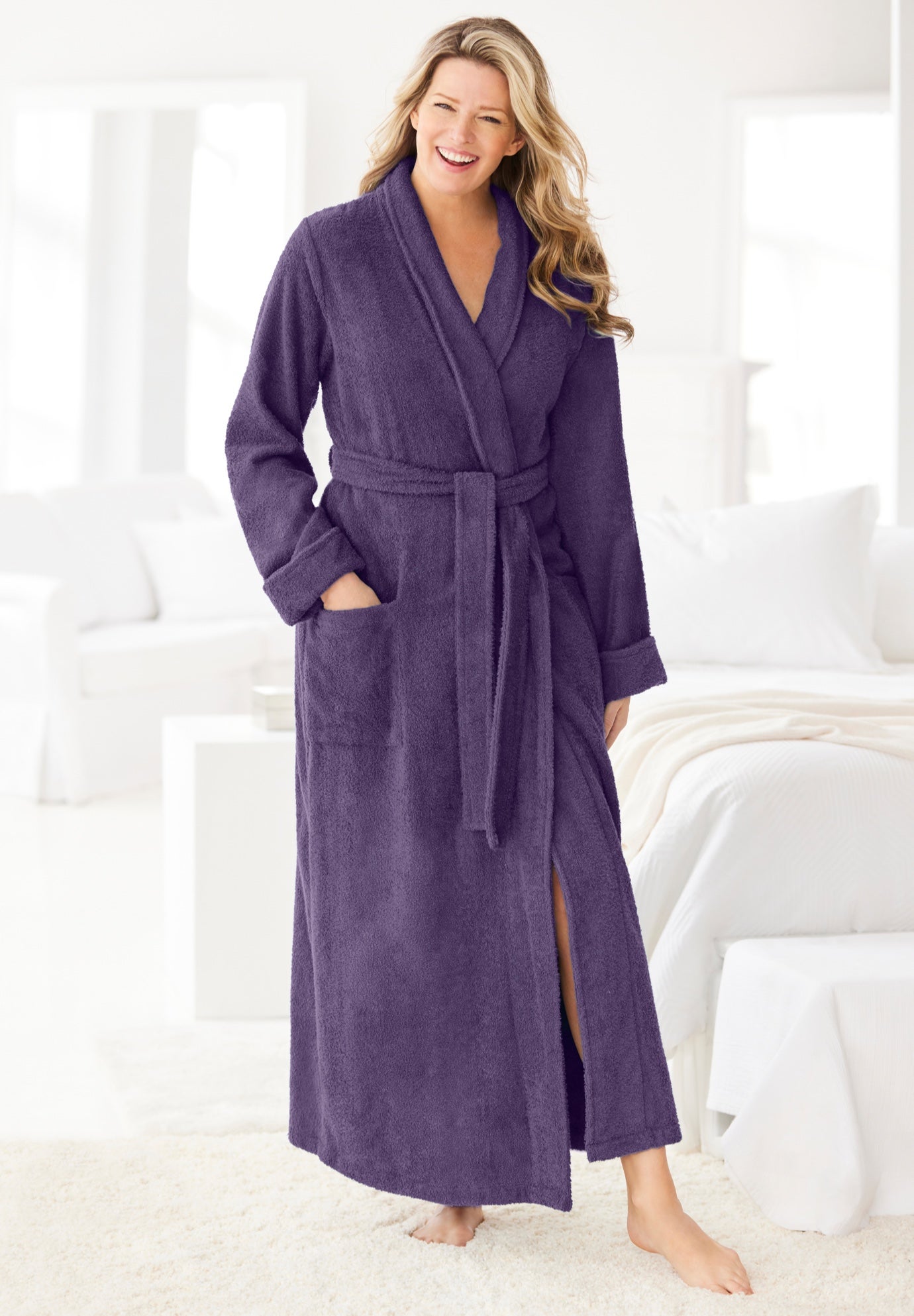 Long Terry Robe image number 4