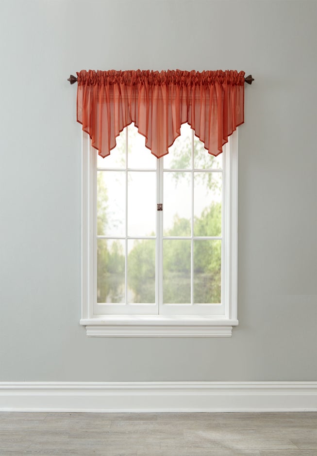 BH Studio Sheer Voile Ascot Valance image number 0